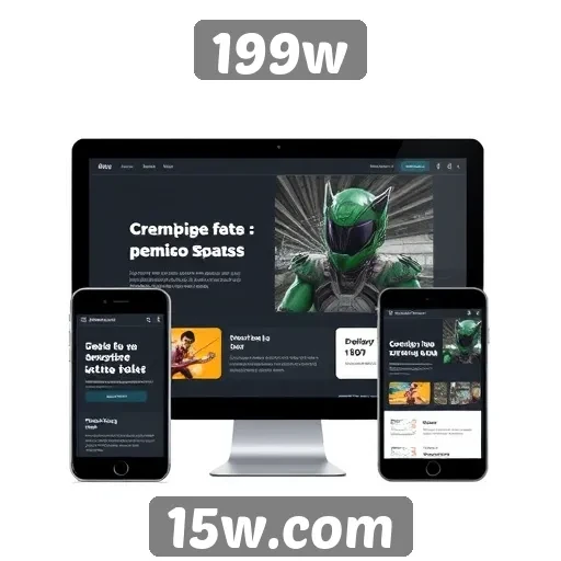 Desempenho do site 199w em diferentes dispositivos